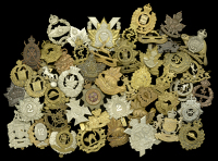 Assorted Canadian Military Badges.
A very good selection including British American Squadron; King’s Colonials...
