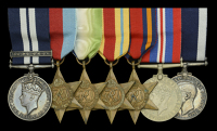 An outstanding Second War Submariner’s D.S.M. and Bar group of seven awarded to Chief Petty Officer Ronald Pain,...