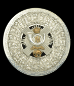 Highland Light Infantry Officer’s Plaid Brooch.
A very good unmarked silver example, with a silver quoit with...