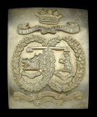 3rd (Renfrew) Volunteer Battalion Argyll and Sutherland Highlanders Officer’s Shoulder Belt Plate.
A very good...
