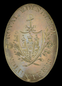 Royal Edinburgh Volunteers, Officer’s Georgian Oval Shoulder Belt Plate.
A scarce and good Georgian example with...