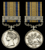 The South Africa 1877-79 medal awarded to Lieutenant H. A. Reed, C/3rd Cape Mounted Yeomanry, who was killed in...