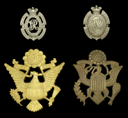 Queen’s Own Corps of Guides Officer’s Badges.
Good Victorian silver plated examples (2), with a Victorian...