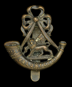 London Volunteer Rifles, Volunteer Training Corps Cap Badge.
a good blackened brass die-stamped example with a...