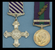 The extremely rare Great War ‘Mesopotamia’ D.F.C., G.S.M. ‘S. Persia’ pair awarded to Captain A. P. Adams,...