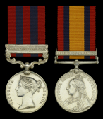 The important campaign pair awarded to Captain R. J. Vernon, King’s Royal Rifle Corps and Protectorate Regiment,...