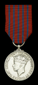 A fine Second War ‘Birmingham Blitz’ George Medal awarded to Volunteer A. W. Bailey, Birmingham Home Guard, for...