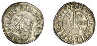Edward the Confessor (1042-1066), Penny, Pyramids type, York, Outhbern, ovdborn on eofr, annulet in fourth quarter,...