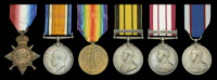 Six: Leading Seaman H. C. Burlingham, Royal Navy 

1914-15 Star (J.9699. H. C. Burlingham. A.B., R.N.); British...