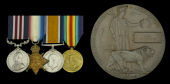 A Great War ‘Western Front’ M.M. group of four awarded to Corporal Alex Bolstridge, Royal Field Artillery...