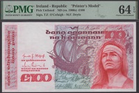 Central Bank of Ireland, a complete obverse proof for £100, ND (c.1979-80), O’Cofaigh and Doyle signatures,...