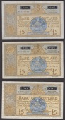 Bank of Scotland, £5 (4), 7 March 1966, serial number E181199, 8 March 1966, serial number F006911,  Polwarth and...