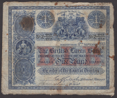British Linen Bank, £1, 17 September 1913, serial number Z 265/273, printed signature of Galletly on behalf of...