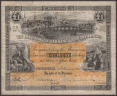 The Caledonian Banking Company Limited, £1, 15 January 1895, serial number L 33/406, two manuscript signatures,...