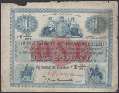 Union Bank of Scotland, £1, 30 March 1917, serial number E 782/884, printed McCrindle signature, and one additional...