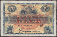 Union Bank of Scotland, £5, 1 June 1931, serial number B702/158, Hird and McCrindle signatures, two faded ink...