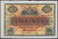 Union Bank of Scotland, £20, 1 September 1947, serial number B206/060, Morrison and Wilson signatures, lightly...