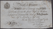 Bank of Elegance, E. Clarke, 103 Golwell St, London, a skit note for £50, dated 1 April 1927, promising to ‘cut...