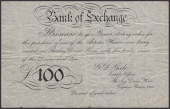 Bank of Exchange, G.D. Gale, Shirley Drive, Hove, a skit note for 100 percent of good value, ND (c.1920s-1930s),...
