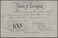 Bank of Exchange, G.D. Gale, Shirley Drive, Hove, a skit note for 100 percent of good value, ND (c.1920s-1930s),...