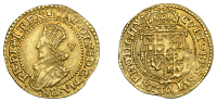Charles I (1625-1649), Tower mint, Crown, Gp B, mm. plume, bust 3, square topped shield, 2.24g/2h (Brooker 199a =...