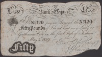 Bank of Elegance, a note promising to ‘pay on demand the sum of fifty pounds if I do not cut any lady or...