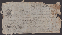 Hull New Bank, for Perring, Friz, Lather & Co, a joke note for Halfpence, ND (probably late 1700s), no serial...