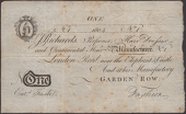 An Advertising notes for Richards, ‘Perfumer, Hair Desser, and Ornimental Hair Manufacturer, No.1 London Road,...
