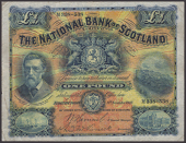 National Bank of Scotland Limited, £1, 11 November 1922, serial number M338-538, Samuel and one other manuscript...