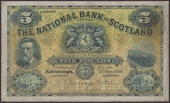 National Bank of Scotland Limited, £5, 15 May 1919, serial number A428-984, two manuscript signatures, pinholes,...