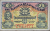 National Bank of Scotland Limited, £20, 1 March 1952, serial number A192-968, Dandie and Brown signatures, very...