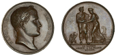 ITALY/FRANCE, L’Etat de Gênes réuni à la France [The State of Genoa Reunited with France], 1805, a copper medal...