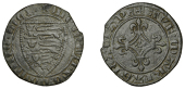 Anglo-Gallic, temp. Edward III to Richard II. c. 1360-80, shield of three lions passant left, rev. voided cross...