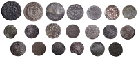 SUFFOLK, Lakenheath, James Parlett, Farthing, 0.80g/12h (N 4387; BW. 203); Lavenham, Nicholas Dansie, Farthing,...