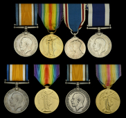 Four: Chief Petty Officer Steward B. W. Cranshaw, Royal Navy
British War and Victory Medals (L.10055 B. W. Cranshaw...
