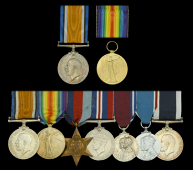 Pair: Able Seaman W. Adams, Royal Navy
British War and Victory Medals (186065 W. Adams. A.B. R.N.) in named card...