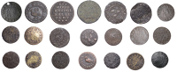 SUFFOLK, Saxmundham, Nicholas Shepherd, Farthings (3), 1.00g/6h (N 4444; BW. 289), 0.77g/6h (N 4446; BW. 289),...