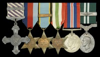 A fine Second World War ‘Dieppe Raid - Operation Jubilee’ D.F.C., and Second Award Bar group of six awarded to...