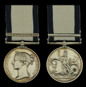 Naval General Service 1793-1840, 1 clasp, Trafalgar (John Polglaze.) minor edge bruise, otherwise good very fine	...