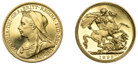 Victoria (1837-1901), Proof Sovereign, 1893, edge grained, 7.98g/12h (WR 341; S 3874). Some light hairlines in...