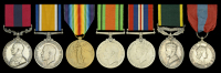 A Great War ‘Western Front’ D.C.M. group of seven awarded to Private C. W. Riley, South Wales...
