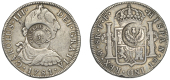 Merchant Issues - silver, Scotland, LANARKSHIRE, Glasgow, Thistle Bank, a MEXICO, Charles III, 8 Reales, 1781ff,...