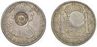 Merchant Issues - silver, Scotland, LANARKSHIRE, Glasgow, Thistle Bank, a MEXICO, Charles IIII, 8 Reales, 1793fm,...