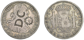 Merchant Issues - silver, Scotland, Uncertain locality, Glasgow (?), D.C., a Mexico, Charles IIII, 8 Reales, 1804th,...