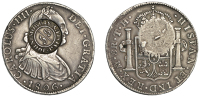 Merchant Issues - silver, Scotland, RENFREWSHIRE, Paisley, John Morris, a MEXICO, Charles IIII, 8 Reales, 1806th,...