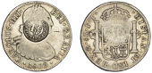 Merchant Issues, England, DERBYSHIRE, Cromford, a MEXICO, Charles IIII, 8 Reales, 1802ft, Mexico City, obv....