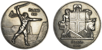 ICELAND/FRANCE, Þúsund ára Íslendinga, or Millénaire de l'Islande [Millennium of Iceland], 1930, an Art Déco...