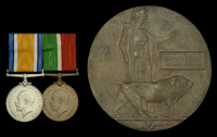 Pair: Engineer’s Storekeeper G. H. T. Pearse, Merchant Navy, who was among those lost when the Cunard’s S.S....