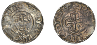 William II (1087-1100), Penny, Cross in Quatrefoil type [BMC II], Chichester, Edwine, ed[––] on cices, 1.38g/12h...