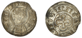 William II (1087-1100), Cross in Quatrefoil type [BMC 2], Penny, Canterbury, Ælfred, ielfred on cai, 1.22g/6h...